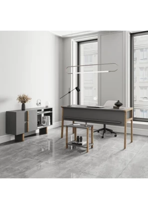 Ofis Masası Antrasit Meşe